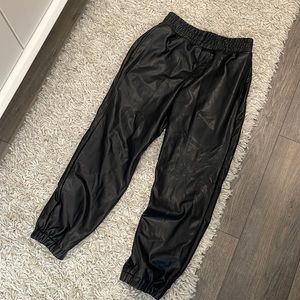 Sanctuary faux leather joggers!